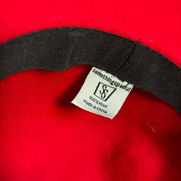 Red Wool Hat - Picture 2 of 5